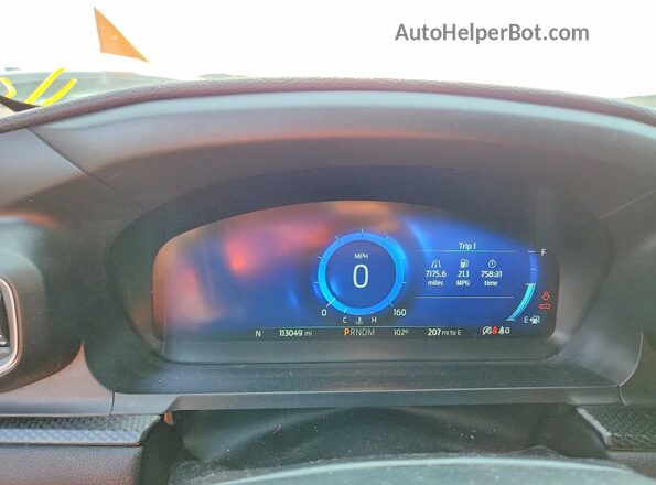 1FM5K8GC2LGC22318 2020 FORD EXPLORER Gray Instrument cluster view