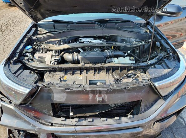 1FM5K8GC2LGC22318 2020 FORD EXPLORER Gray Engine compartment view