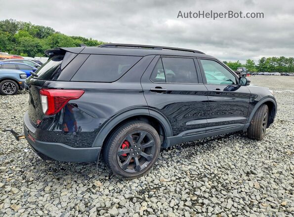 1FM5K8GC4PGC34346 2023 FORD EXPLORER Черный Задняя правая четверть