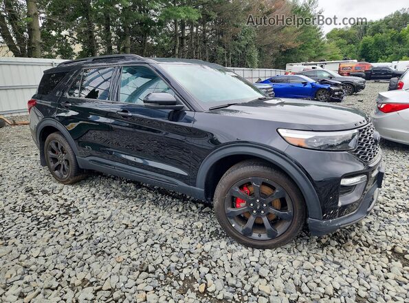1FM5K8GC4PGC34346 2023 FORD EXPLORER Черный Передняя правая четверть