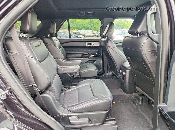 1FM5K8GC4PGC34346 2023 FORD EXPLORER Черный Вид задних сидений