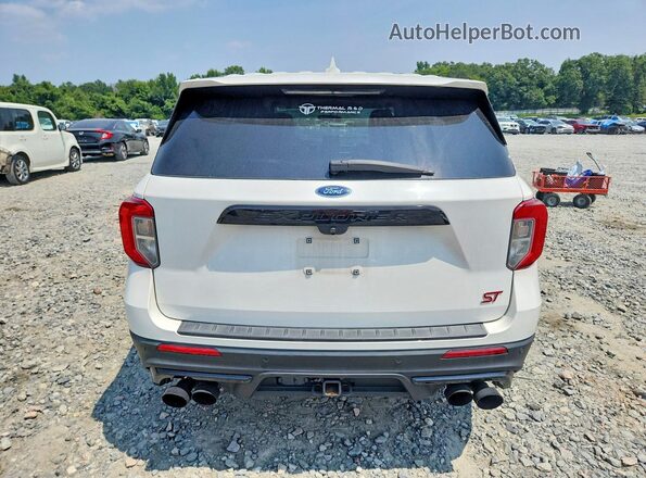 1FM5K8GC5MGA71640 2021 FORD EXPLORER White Widok z tyłu