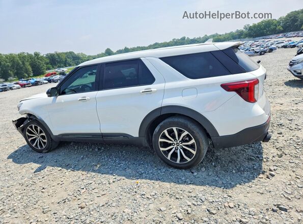1FM5K8GC5MGA71640 2021 FORD EXPLORER White Tył lewy