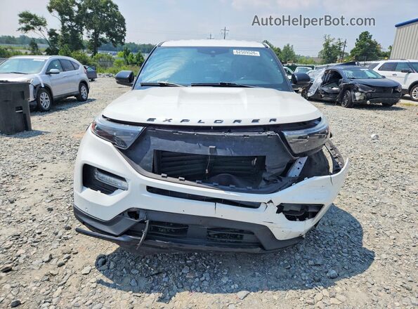 1FM5K8GC5MGA71640 2021 FORD EXPLORER White Widok z przodu