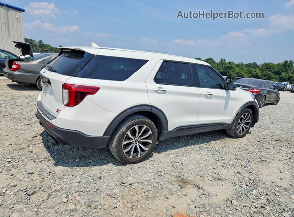 1FM5K8GC5MGA71640 2021 FORD EXPLORER White Tył prawy