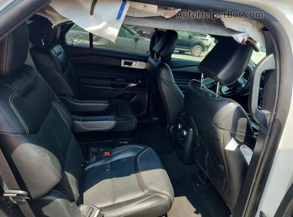 1FM5K8GC5MGA71640 2021 FORD EXPLORER White Widok wnętrza z tyłu