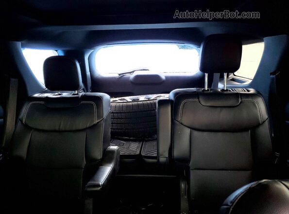 1FM5K8GC5NGA97088 2022 FORD EXPLORER Black Вид задніх сидінь