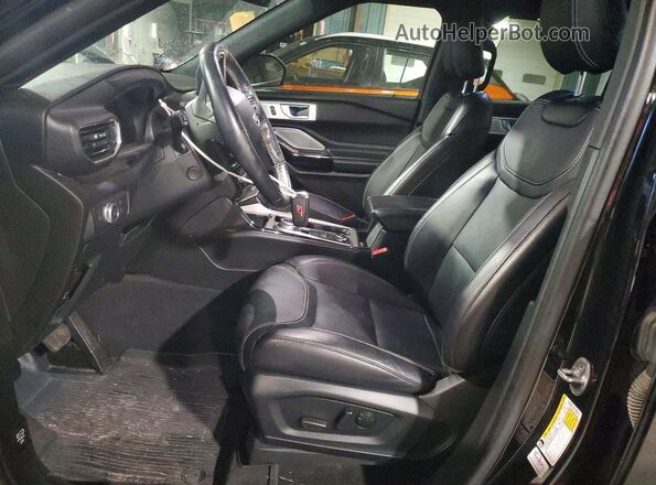 1FM5K8GC5NGA97088 2022 FORD EXPLORER Black Вид салону спереду