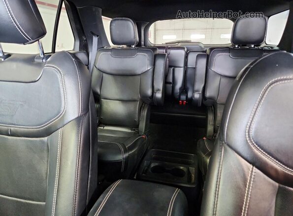 1FM5K8GC6LGA82662 2020 FORD EXPLORER Black უკანა სავარძლების ხედი