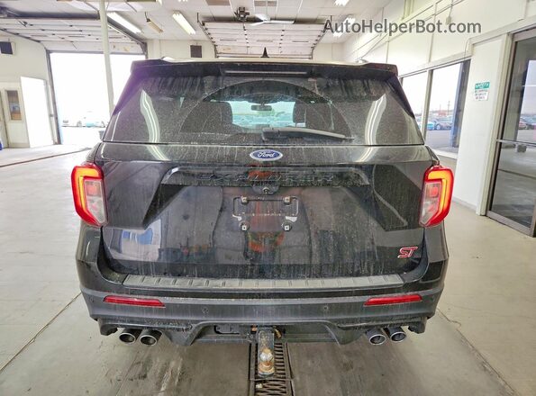 1FM5K8GC6LGA82662 2020 FORD EXPLORER Black უკანა ხედი