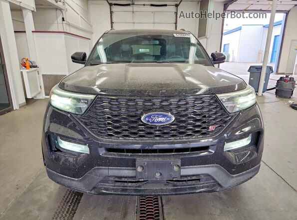 1FM5K8GC6LGA82662 2020 FORD EXPLORER Black წინა ხედი