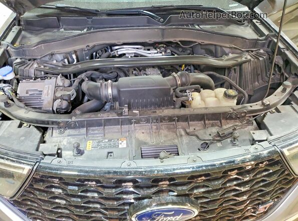 1FM5K8GC6MGA80394 2021 FORD EXPLORER Серый Вид подкапотного пространства