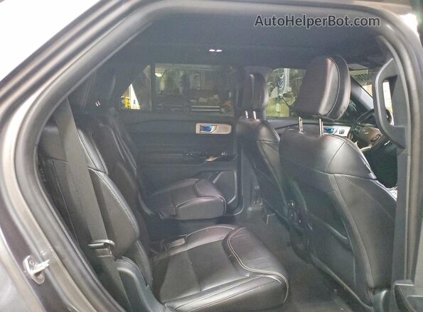 1FM5K8GC6MGA80394 2021 FORD EXPLORER Серый Вид задней части салона