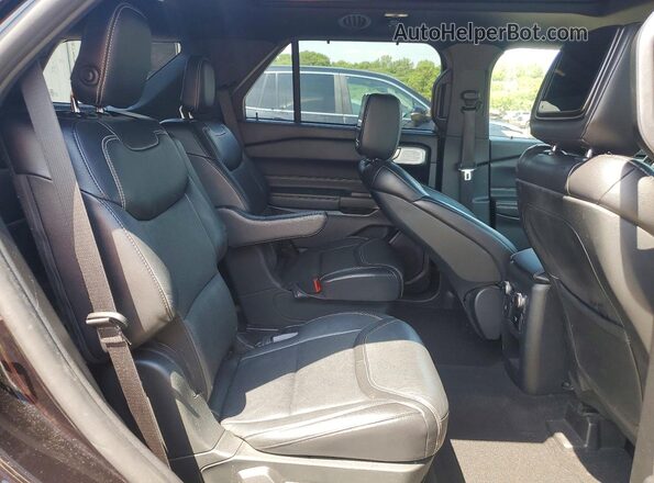 1FM5K8GC8LGA77964 2020 FORD EXPLORER Черный Вид задней части салона