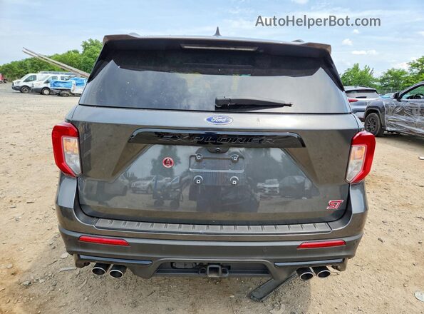1FM5K8GC9LGA75091 2020 FORD EXPLORER Gray Vista trasera