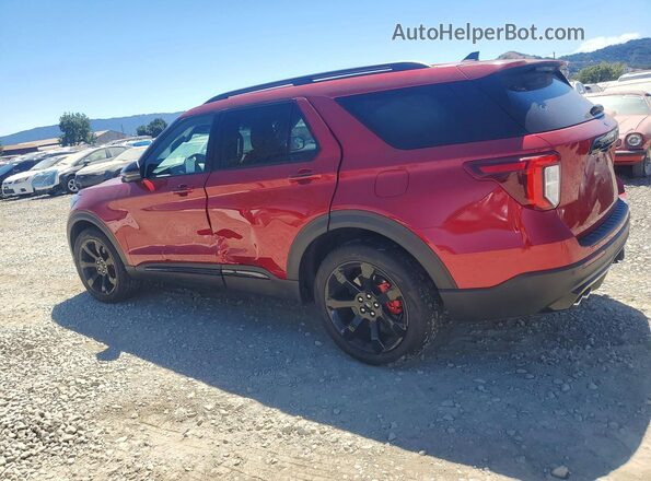 1FM5K8GC9PGA75663 2023 FORD EXPLORER Красный Задняя левая четверть