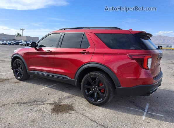 1FM5K8GCXLGA26059 2020 FORD EXPLORER Red Tył lewy