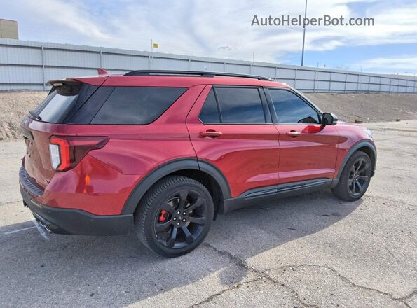1FM5K8GCXLGA26059 2020 FORD EXPLORER Red Tył prawy
