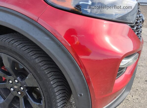 1FM5K8GCXLGA26059 2020 FORD EXPLORER Red 