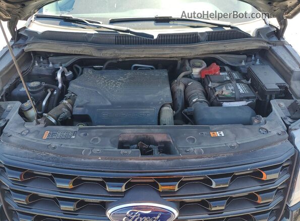 1FM5K8GT0GGD28529 2016 FORD EXPLORER Black Widok komory silnika