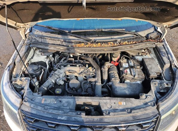 1FM5K8GT1GGA42933 2016 FORD EXPLORER Белый Вид подкапотного пространства