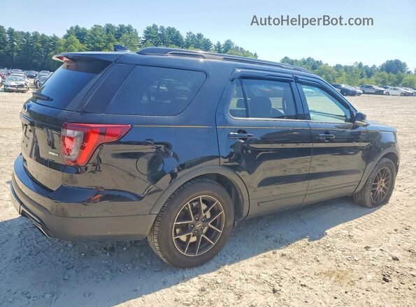 1FM5K8GT2GGC52232 2016 FORD EXPLORER Black უკანა მარჯვენა
