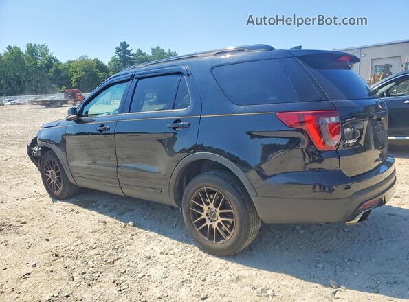 1FM5K8GT2GGC52232 2016 FORD EXPLORER Black უკანა მარცხენა