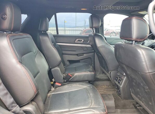 1FM5K8GT2HGC20348 2017 FORD EXPLORER Черный Вид задней части салона