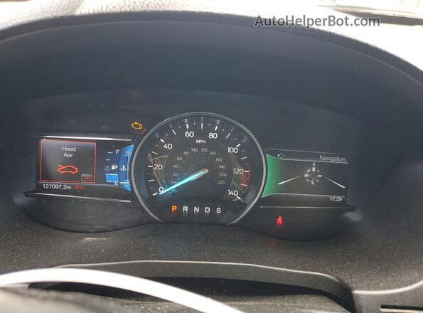 1FM5K8GT2HGC20348 2017 FORD EXPLORER Черный Вид щитка приборов