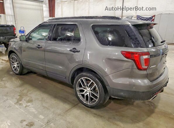 1FM5K8GT2HGC85054 2017 FORD EXPLORER Gray Tył lewy