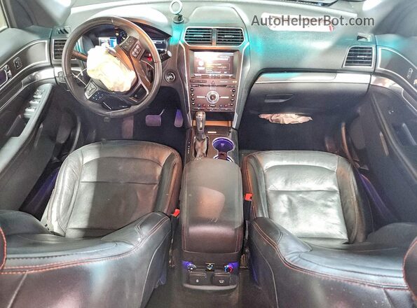 1FM5K8GTXGGA35043 2016 FORD EXPLORER Серый Вид панели приборов