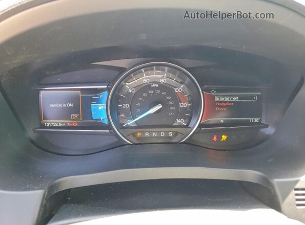1FM5K8GTXJGA78417 2018 FORD EXPLORER Black Widok zestawu wskaźników