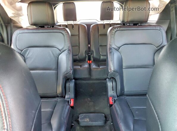 1FM5K8GTXJGA78417 2018 FORD EXPLORER Black Widok tylnych siedzeń