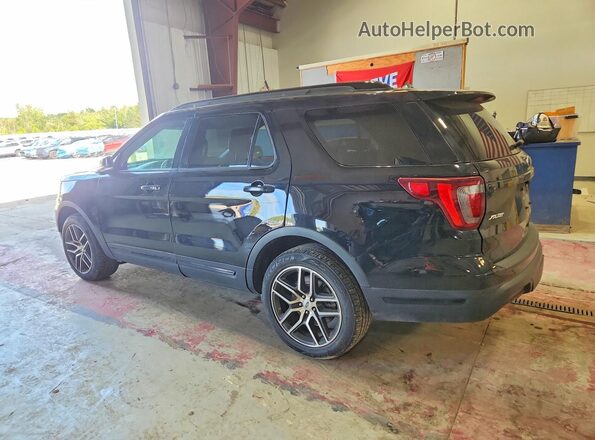 1FM5K8GTXKGA48626 2019 FORD EXPLORER Black Задня ліва чверть