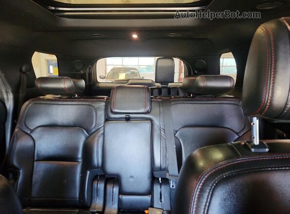 1FM5K8GTXKGA48626 2019 FORD EXPLORER Black Вид задніх сидінь