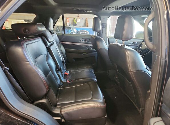 1FM5K8GTXKGA48626 2019 FORD EXPLORER Black Вид задньої частини салону