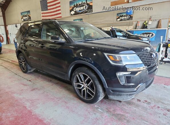 1FM5K8GTXKGA48626 2019 FORD EXPLORER Black 