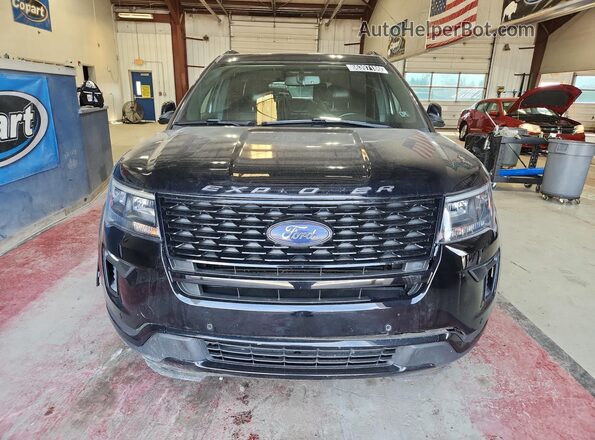 1FM5K8GTXKGA48626 2019 FORD EXPLORER Black Панорамний вид салону 360°