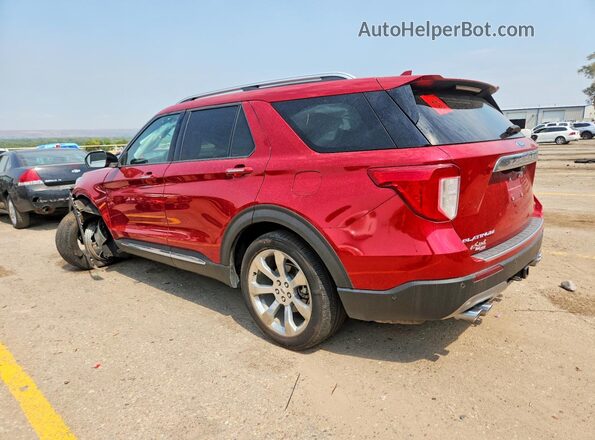 1FM5K8HC4LGA70301 2020 FORD EXPLORER Красный Задняя левая четверть