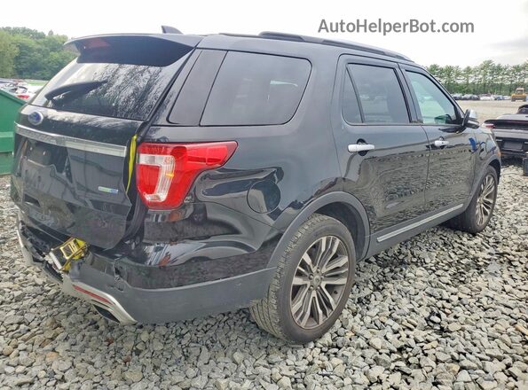 1FM5K8HT0HGD74605 2017 FORD EXPLORER Black Trasero derecho