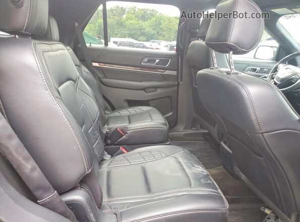 1FM5K8HT0HGD74605 2017 FORD EXPLORER Black Vista interior trasera