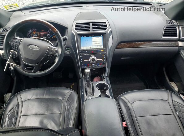 1FM5K8HT0HGD74605 2017 FORD EXPLORER Black Vista del salpicadero