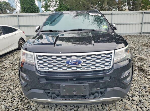1FM5K8HT0HGD74605 2017 FORD EXPLORER Black Vista frontal