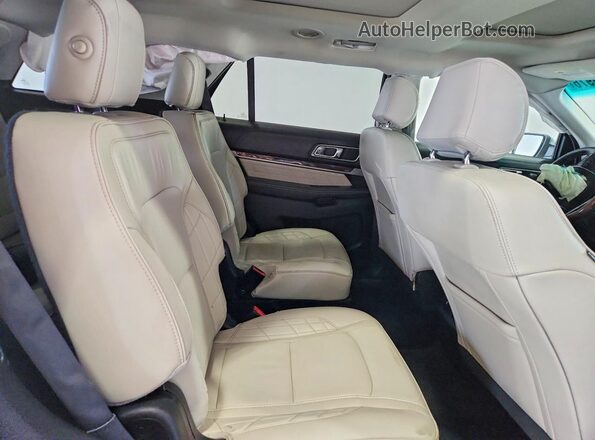 1FM5K8HT1GGC55427 2016 FORD EXPLORER White Rear interior view