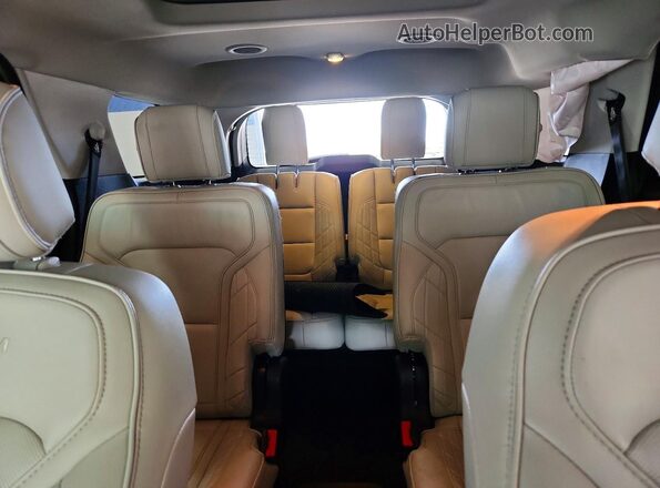 1FM5K8HT1GGC55427 2016 FORD EXPLORER White Rear seats view