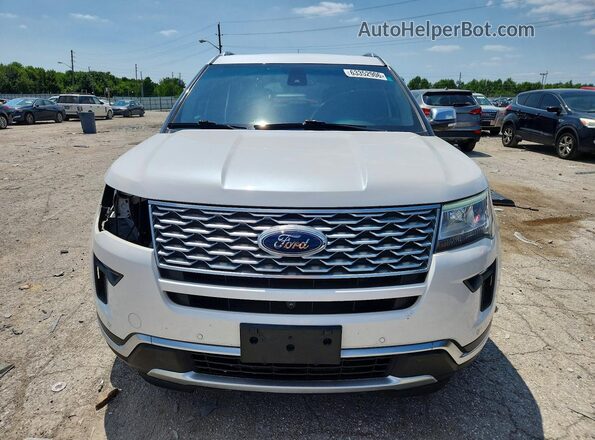 1FM5K8HT1KGA21507 2019 FORD EXPLORER White Вид спереду