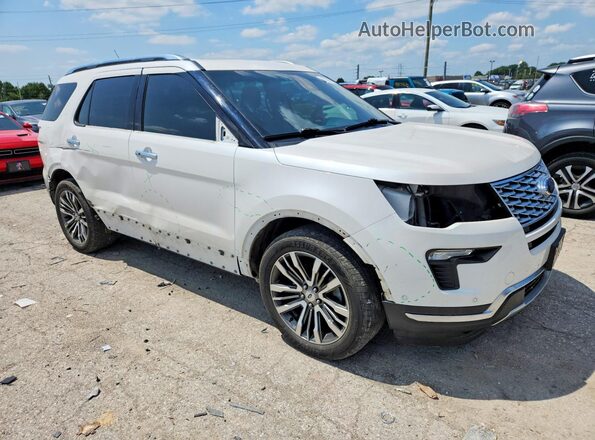 1FM5K8HT1KGA21507 2019 FORD EXPLORER White Передня права чверть