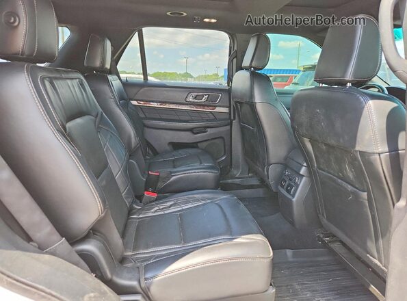 1FM5K8HT1KGA21507 2019 FORD EXPLORER White Вид задньої частини салону