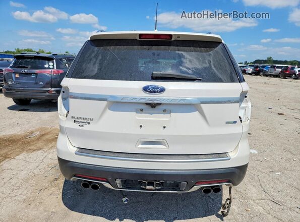 1FM5K8HT1KGA21507 2019 FORD EXPLORER White Вид ззаду