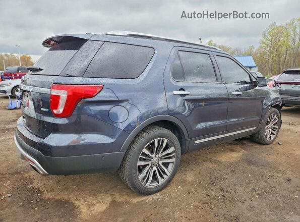 1FM5K8HT2HGA11996 2017 FORD EXPLORER Charcoal Trasero derecho